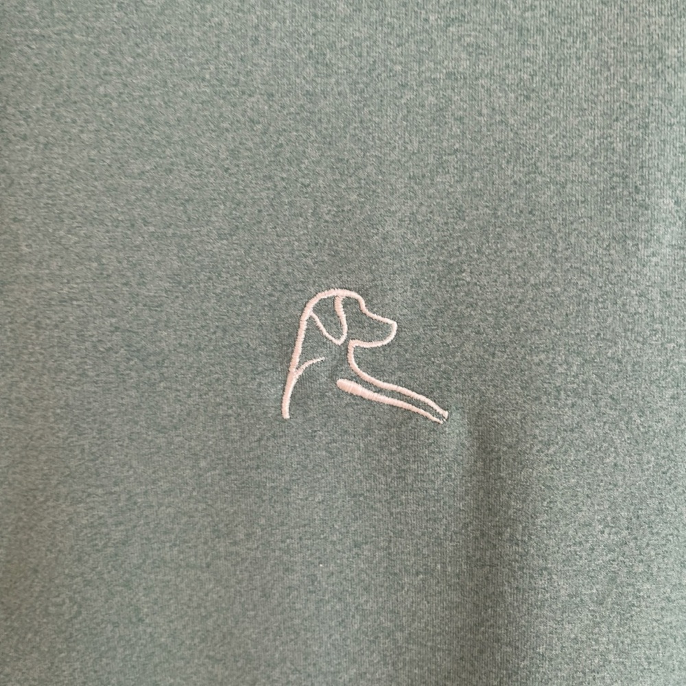 Rhoback Women’s Green Quarter-Zip Pullover Medium - Picture 3 of 5